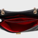 Bolsa Hélene Shoulder Timeless Média Couro Preto — vista 6