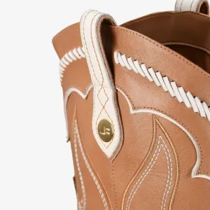 Bota Jorge Bischoff em cano alto caramelo Álamo