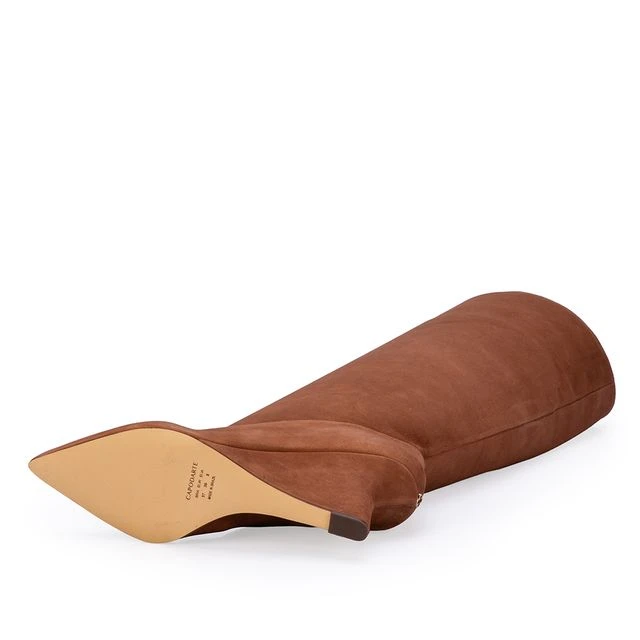 Bota Cano Longo Slouch Marrom