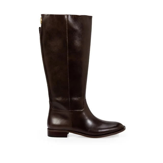 Bota Montaria Cano Longo Couro Marrom