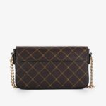 Bolsa Transversal Marrom Monograma JB — vista 4