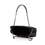 Bolsa Carina Grande Couro Matelassê Preta — vista 5