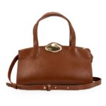 Bolsa Couro Marrom Mogno Tote Capodarte — vista 1