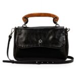 Bolsa Tote Couro Preta Capodarte — vista 1