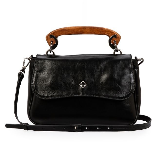 Bolsa Tote Couro Preta Capodarte