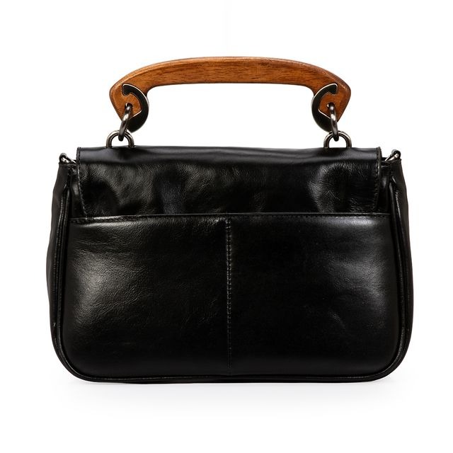 Bolsa Tote Couro Preta Capodarte