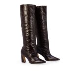 Bota Slouch Enguia Cacao — vista 5