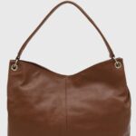 Bolsa Grande Hobo Couro Marrom — vista 2
