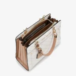 Bolsa Tote Nude Off White Monograma Jb — vista 4