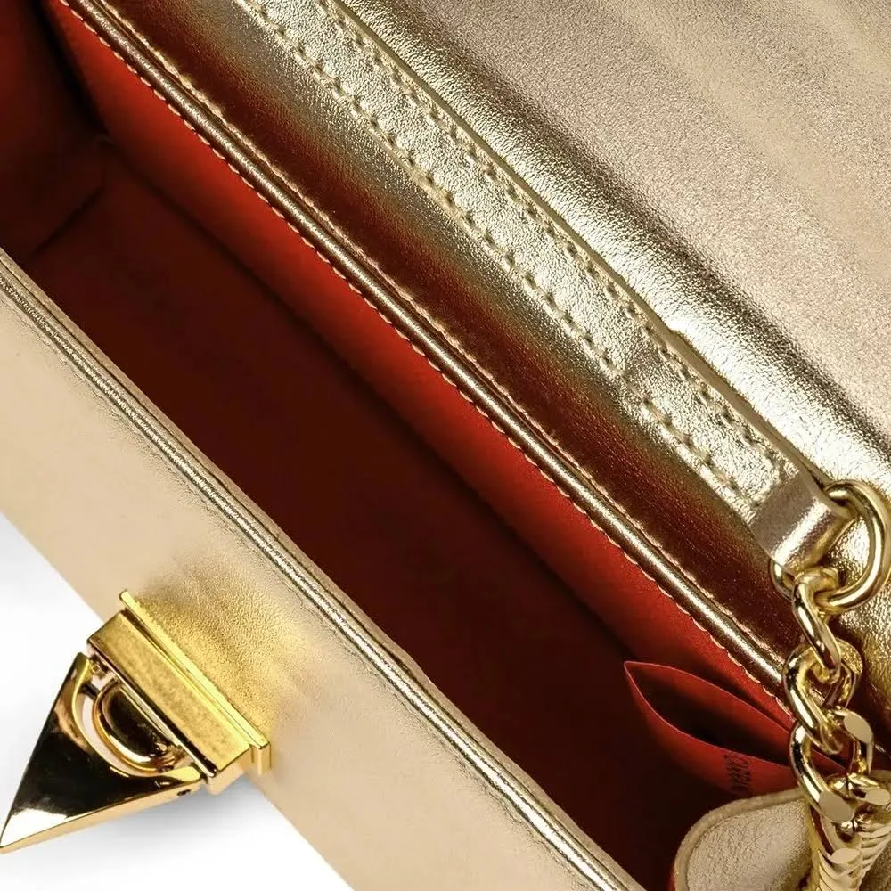 Bolsa Tiracolo Carrano Fiorella Metalizada