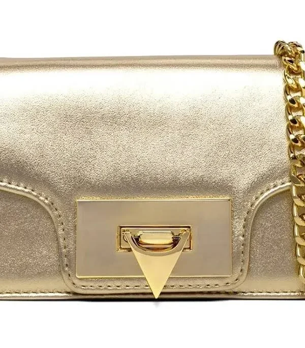 Bolsa Tiracolo Carrano Fiorella Metalizada