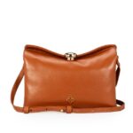 Bolsa Tiracolo Couro Caramelo — vista 1