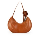 Bolsa Hobo Couro Caramelo — vista 3