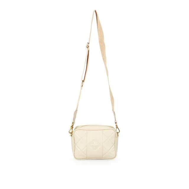 Bolsa Couro Alça Gorgurão Mármore