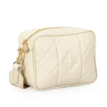 Bolsa Couro Alça Gorgurão Mármore — vista 4