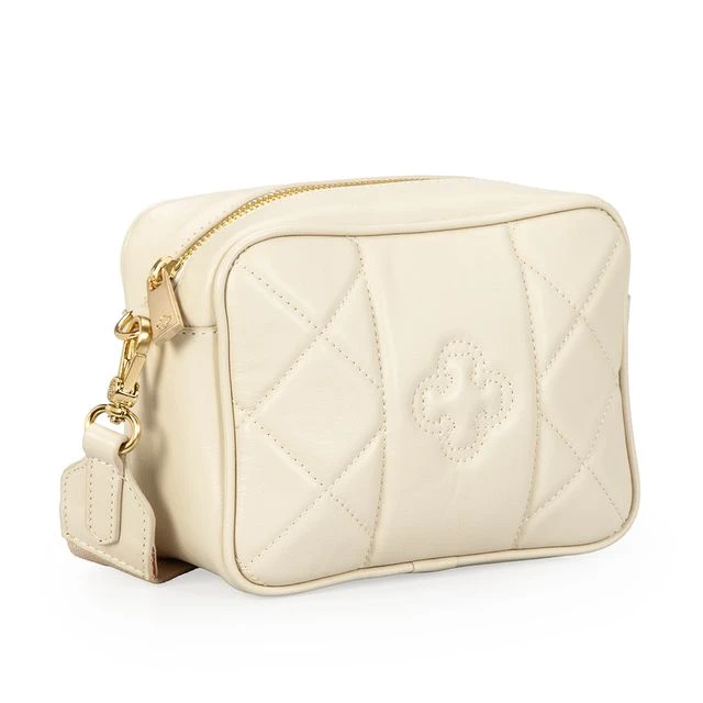 Bolsa Couro Alça Gorgurão Mármore