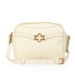 Bolsa Pequena Couro Amarelo Camomila — vista 1