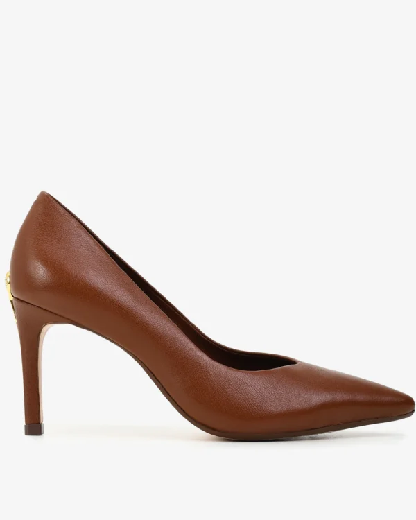 Scarpin Marrom Tabaco Couro