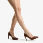Scarpin Marrom Tabaco Couro — vista 6