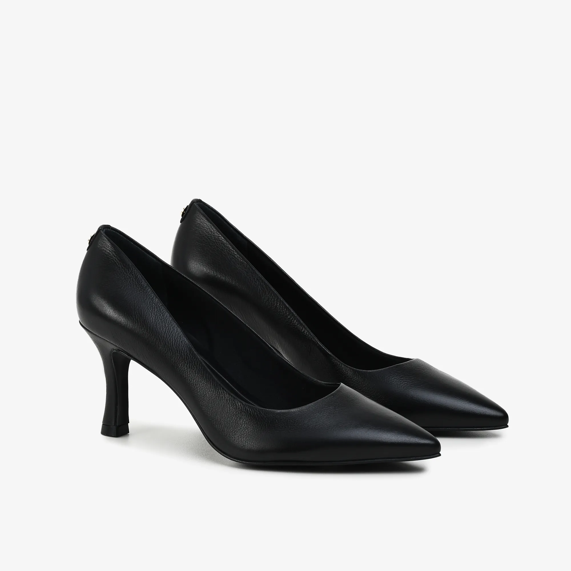 Scarpin Preto Couro