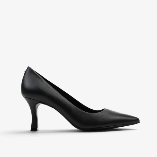 Scarpin Preto Couro