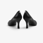 Scarpin Preto Couro — vista 5